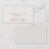 Creatieve moderne, geavanceerde, eenvoudige Sjablo Visitekaartje (Voorkant / Achterkant)