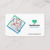 Creatieve Moderne Medische Dienst Wit Visitekaartje (Achterkant)