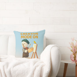 Creatieve modus aan: Schilder Bichon Honden Kunste Kussen