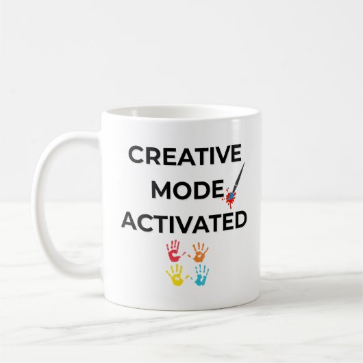 Creatieve Modus Geactiveerd – Docenten Koffiemok (Links)
