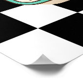 Creatieve Modus Poster, Retro Switch Pop Art Print (Hoek)