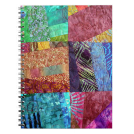 Creatieve namaak batik quiltvierkanten notitieboek