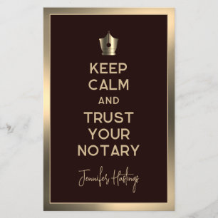 Creatieve notaris openbare Flyer