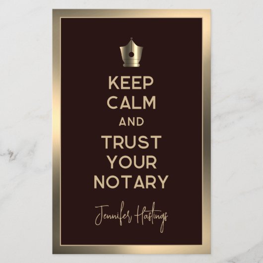 Creatieve notaris openbare Flyer (Voorkant)