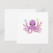 Creatieve Octopus Studio Kaart (Voorkant / Achterkant)
