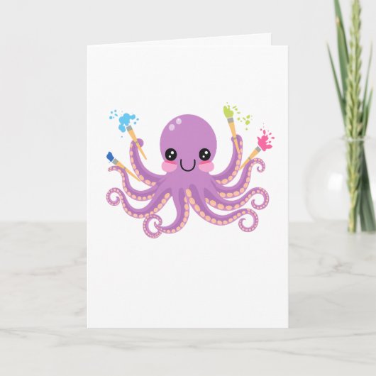 Creatieve Octopus Studio Kaart (Voorkant)