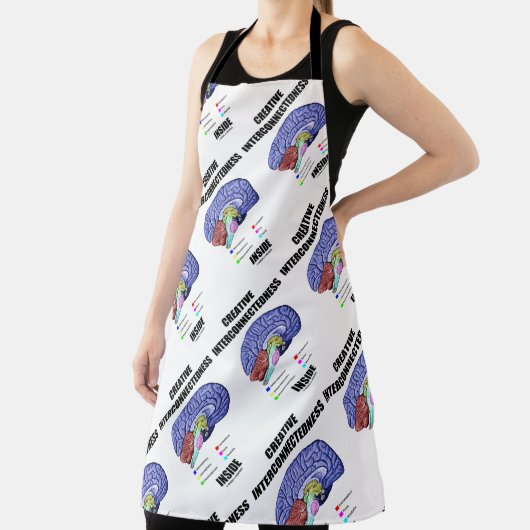 Creatieve onderlinge verbinding binnen het brein schort (Insitu)