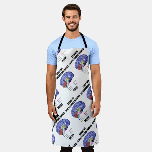 Creatieve onderlinge verbinding binnen het brein schort (Gedragen)