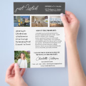 Creatieve onlangs te koop aangeboden vastgoedmakel flyer (Hand)