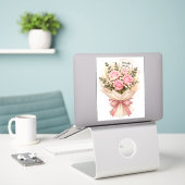 Creatieve op maat gemaakte vinyl sticker (Laptop op bureau)