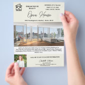 Creatieve open huis voor onroerend goed flyer (Hand)