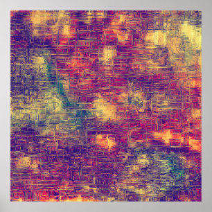 Creatieve  oppervlaktetextuur, naad de rand dicht poster