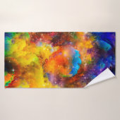 Creatieve opstelling van fractale elementen, licht badhanddoek (Badhanddoek)