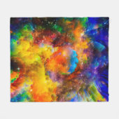 Creatieve opstelling van fractale elementen, licht fleece deken (Voorkant (Horizontaal))