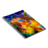 Creatieve opstelling van fractale elementen, licht notitieboek (Rechterzijde)