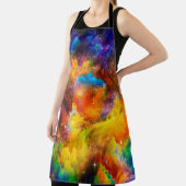 Creatieve opstelling van fractale elementen, licht schort (Insitu)