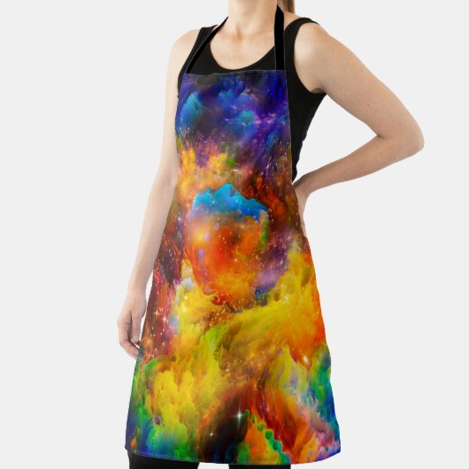 Creatieve opstelling van fractale elementen, licht schort (Insitu)