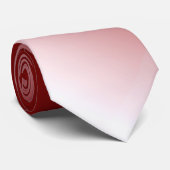 Creatieve originele stijlvolle rode abstracte stropdas (Opgerold)