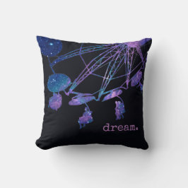 Creatieve Paarse Droom Kosmische Kermisrit Kussen