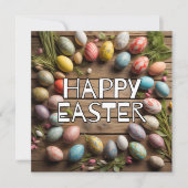 Creatieve paasei collage kaart (Voorkant)