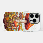 Creatieve Paddenstoelen Bos Illustratie Case-Mate iPhone Case (Achterkant (horizontaal))