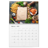 Creatieve pastarecepten & foto-notities kalender (Feb 2027)