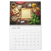 Creatieve pastarecepten & fotonotities kalender (Jan 2027)