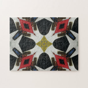 Creatieve patroon legpuzzel