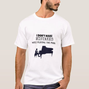 Creatieve Pianist Geestige Piano Muzikant Muziek L T-shirt