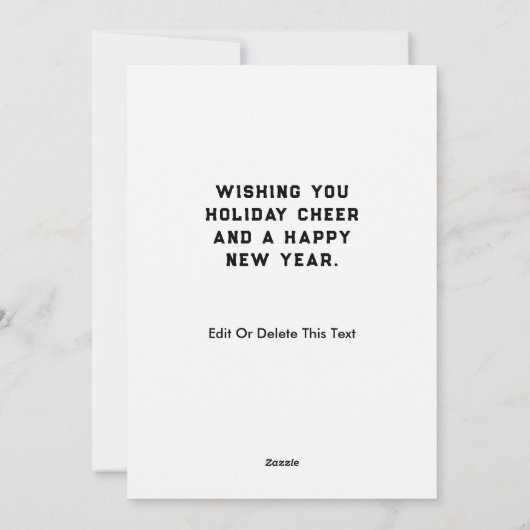 Creatieve Pickleball Kerstmis Feestdagenkaart (Achterkant)