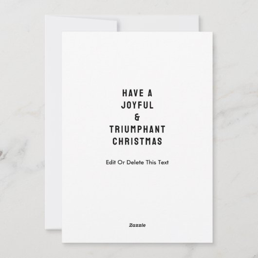 Creatieve Pickleball Kerstmis Feestdagenkaart (Achterkant)