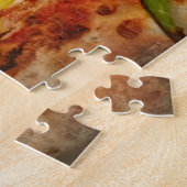 Creatieve Pizza Eetcafé Italiaanse Pepers Legpuzzel (Zijkant)