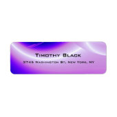 Creatieve professionele digitale moderne stijl etiket (Voorkant)