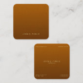 Creatieve Professionele Elegante Parel Afwerking L Vierkante Visitekaartje (Voorkant / Achterkant)