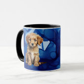 Creatieve puppy liefhebbers mok (Voorkant links)