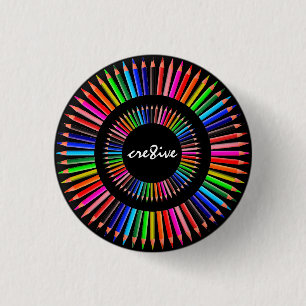 CREATIEVE RAYENCRAYON VAN PENCIELS RONDE BUTTON 3,2 CM