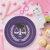 Creatieve Rechtenfaculteit Afstuderen Papieren Bordje (Feest)