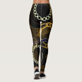 Creatieve riemen Griekse ketens mix Leggings (Achterkant)