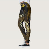 Creatieve riemen Griekse ketens mix Leggings (Links)