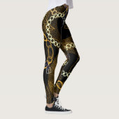 Creatieve riemen Griekse ketens mix Leggings (Rechts)