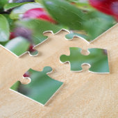 Creatieve rode bessen bossen foto puzzel puzzel (Zijkant)