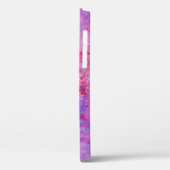 Creatieve roze-blauwe textuur, verfvlekken. Case-Mate iPhone case (Achterkant / Links)