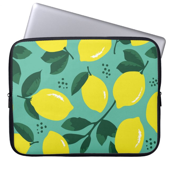 Creatieve roze-blauwe verftextuur, abstract. laptop sleeve (Voorkant)