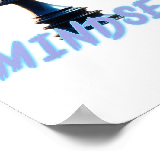 Creatieve schaakkroon poster (Hoek)