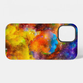 Creatieve schikking van fractale elementen, verlic iPhone hoesje (Achterkant horizontaal)