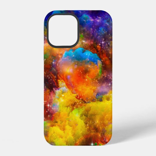 Creatieve schikking van fractale elementen, verlic iPhone hoesje (Achterkant)