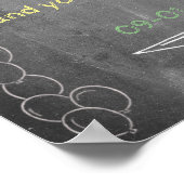 Creatieve schoolbord illustratie poster (Hoek)