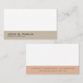 Creatieve sierlijke harmonische  kleuren Plain Visitekaartje (Voorkant / Achterkant)