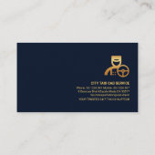 Creatieve Stopwatch Locatie Icon Taxi Visitekaartje (Achterkant)