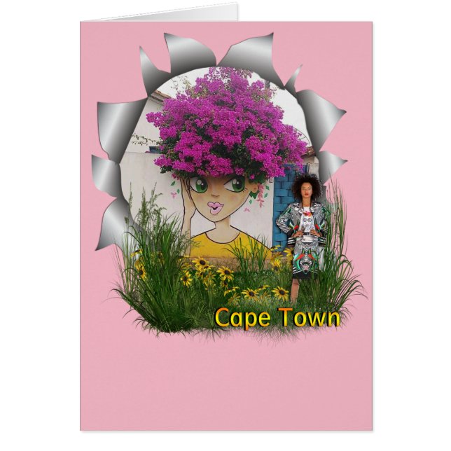 Creatieve straatkunst in Kaapstad (Voorkant)